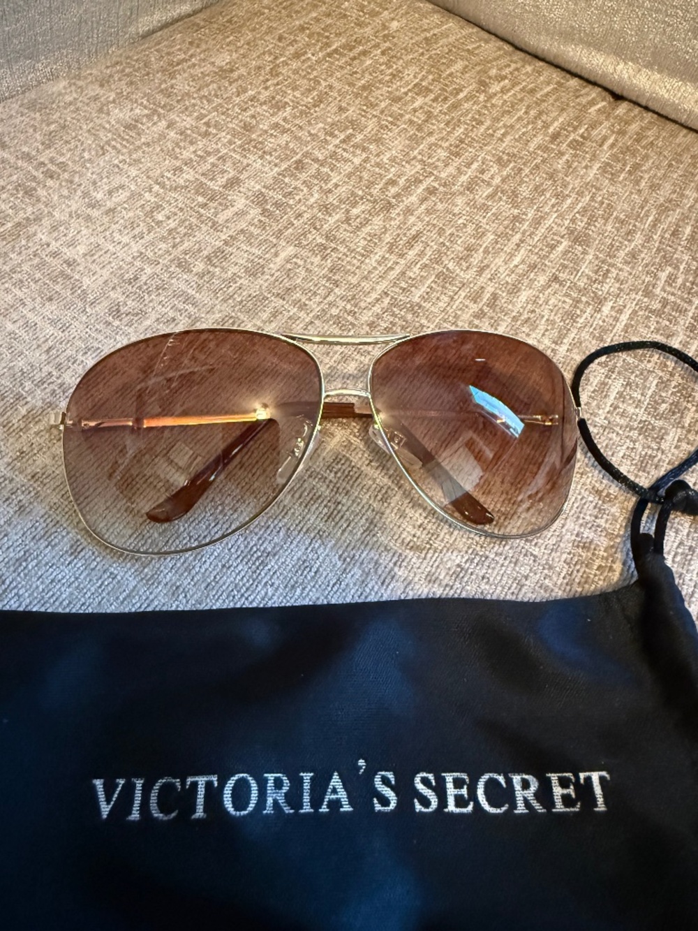 Womens Victorias Secret Aviator Sunglasses